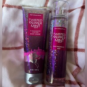 Twisted peppermint set